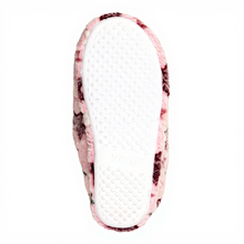 Afbeelding in Gallery-weergave laden, 6 Pairs Ladies Pink Stars Mule Slippers With Faux Fur Lining by Slumberzzz
