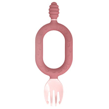 Load image into Gallery viewer, Bibado Sporkit Multi-Stage Baby Spork &amp; Dipper Blush 2 Pack
