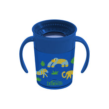 Afbeelding in Gallery-weergave laden, Dr Brown's Milestones Cheers 360 Cup With Handles 200ml Blue
