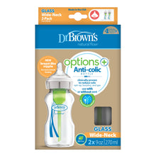 Charger l'image dans la galerie, Dr Brown's Options+ Anti-Colic Glass Bottle Twin Pack
