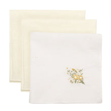 Afbeelding in Gallery-weergave laden, 12 Pack Ladies 3pk Embroidered Polycotton Handkerchiefs In Brown Display Box
