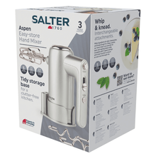Lade das Bild in den Galerie-Viewer, Salter Aspen EasyStore 300W Hand Mixer
