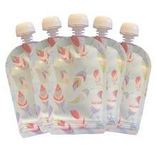 Carica l'immagine nel visualizzatore di Gallery, Belo and Me Reusable Food Pouches x5
