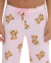 Carica l'immagine nel visualizzatore di Gallery, 6 Pack Ladies 100% Cotton Teddy Bear Check Short Sleeve Pyjama Set

