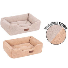 Load image into Gallery viewer, Sweet Dreams Boucle Sherpa Pet Bed Small 46cm x 36cm x 15cm Assorted Colours
