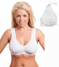 Load image into Gallery viewer, 2 Pack Front Fastening Stretch Cotton Multi Cup Mastectomy Pocket Bra
