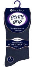 Carica l'immagine nel visualizzatore di Gallery, 12 Pairs Ladies Gentle Grip Navy Socks
